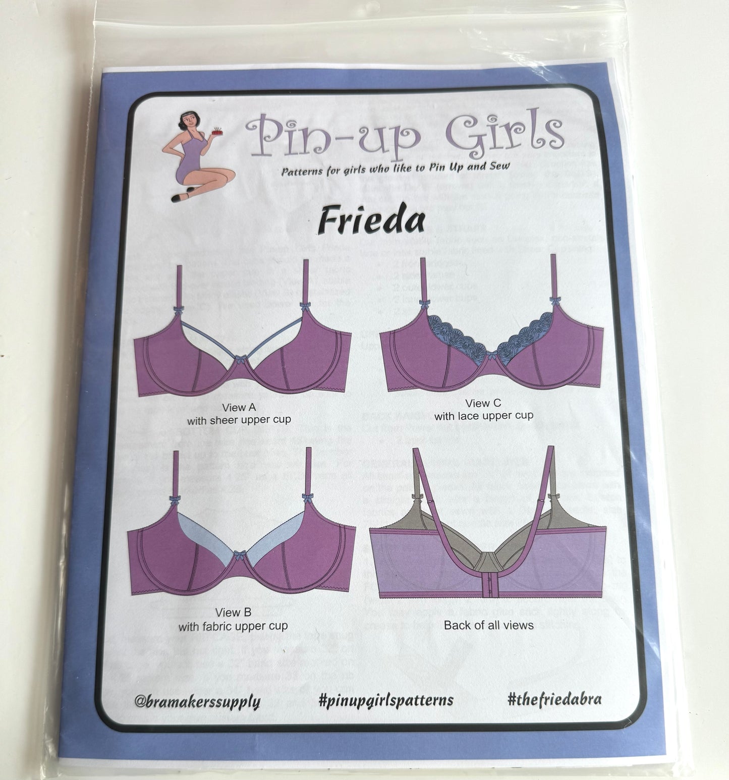Frieda Partial Band Bra Pattern