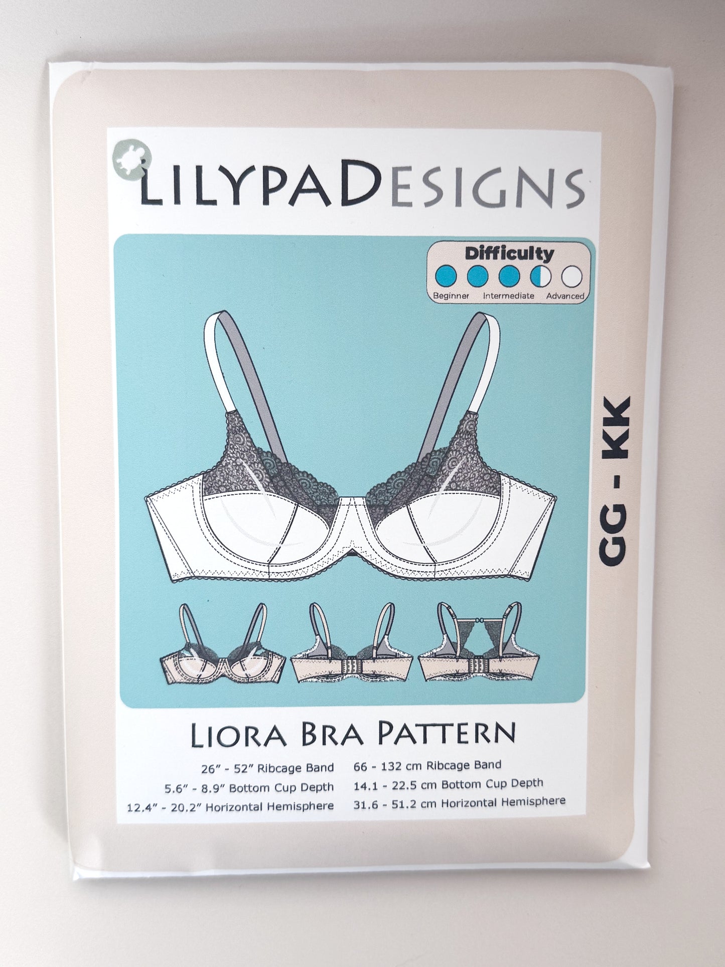 Liora Bra Paper Sewing Patten