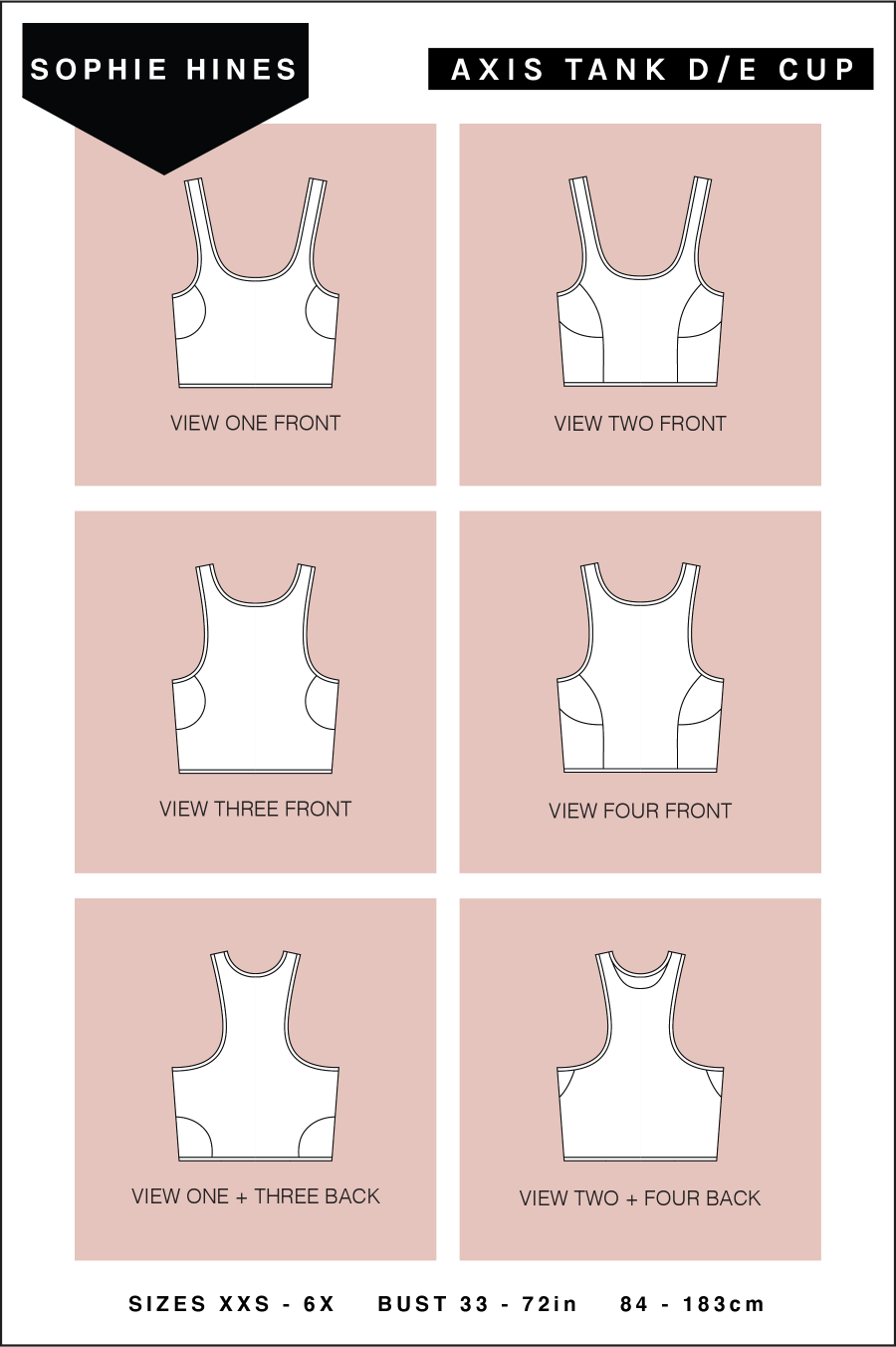 Sophie Hines Axis Tank pattern