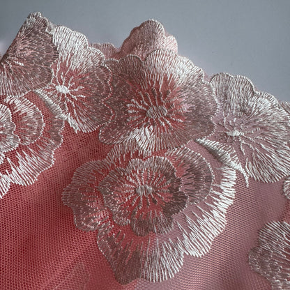 Coral Pink Bra lace