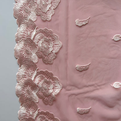 Coral Pink Bra lace