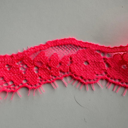 1 inch non-stretch eyelash lace trim