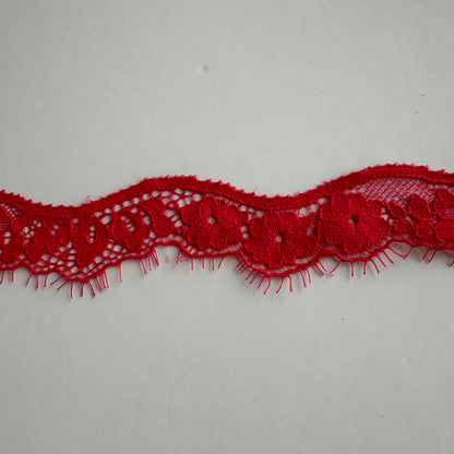 1 inch non-stretch eyelash lace trim