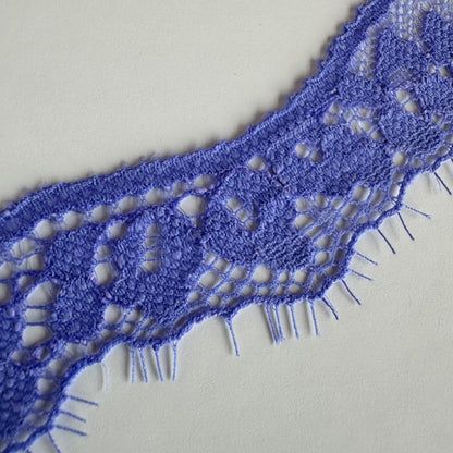 1 inch non-stretch eyelash lace trim