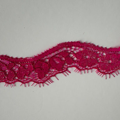1 inch non-stretch eyelash lace trim