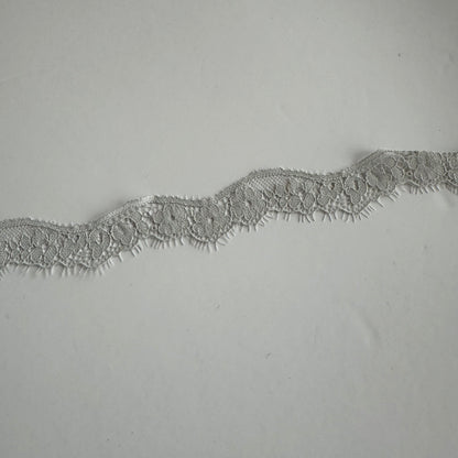 1 inch non-stretch eyelash lace trim