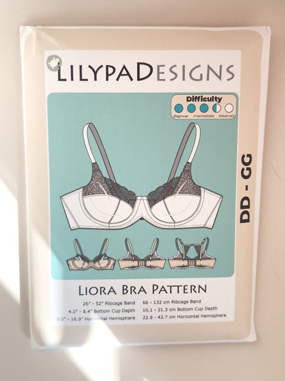 Liora Bra Paper Sewing Patten