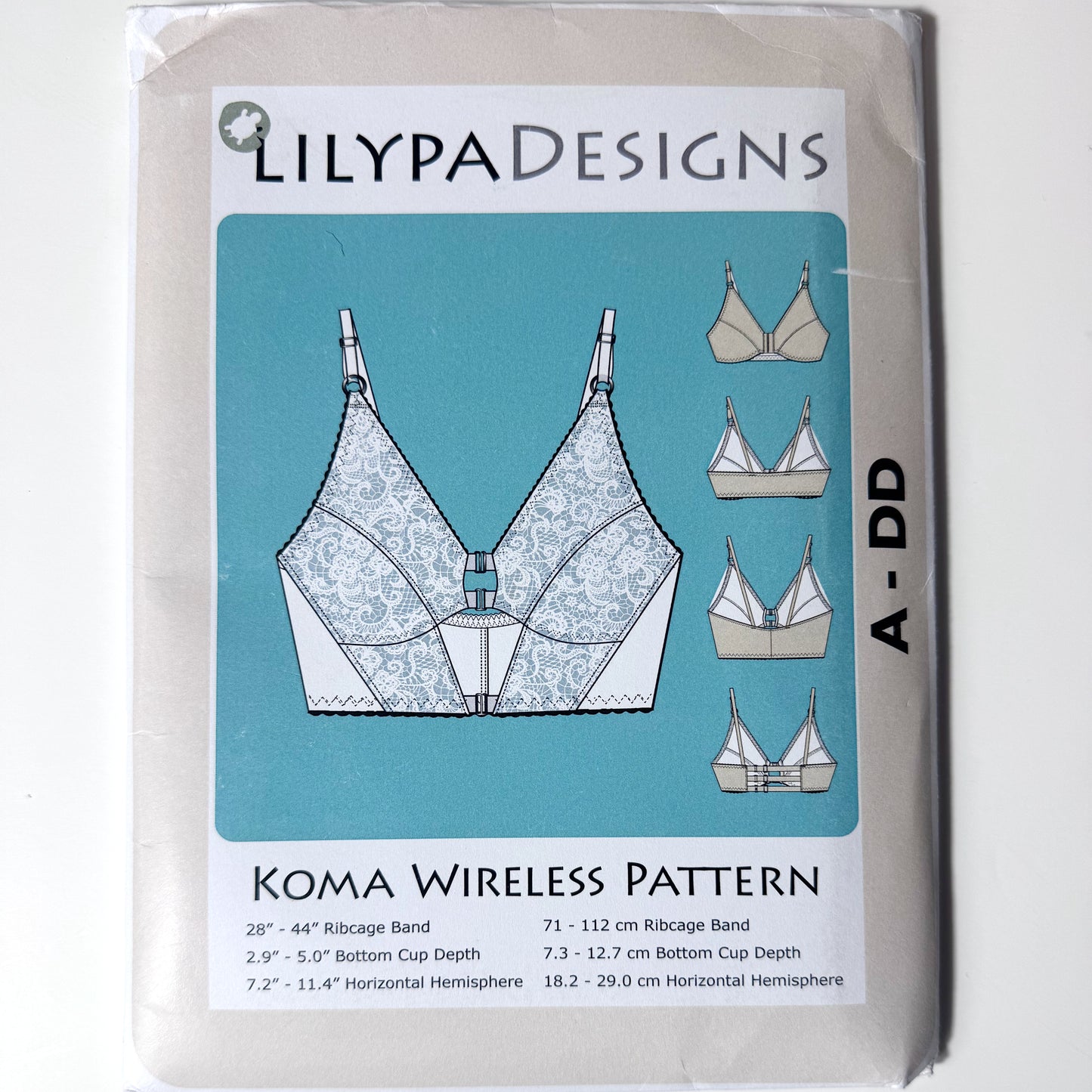 Koma wireless Bra Pattern