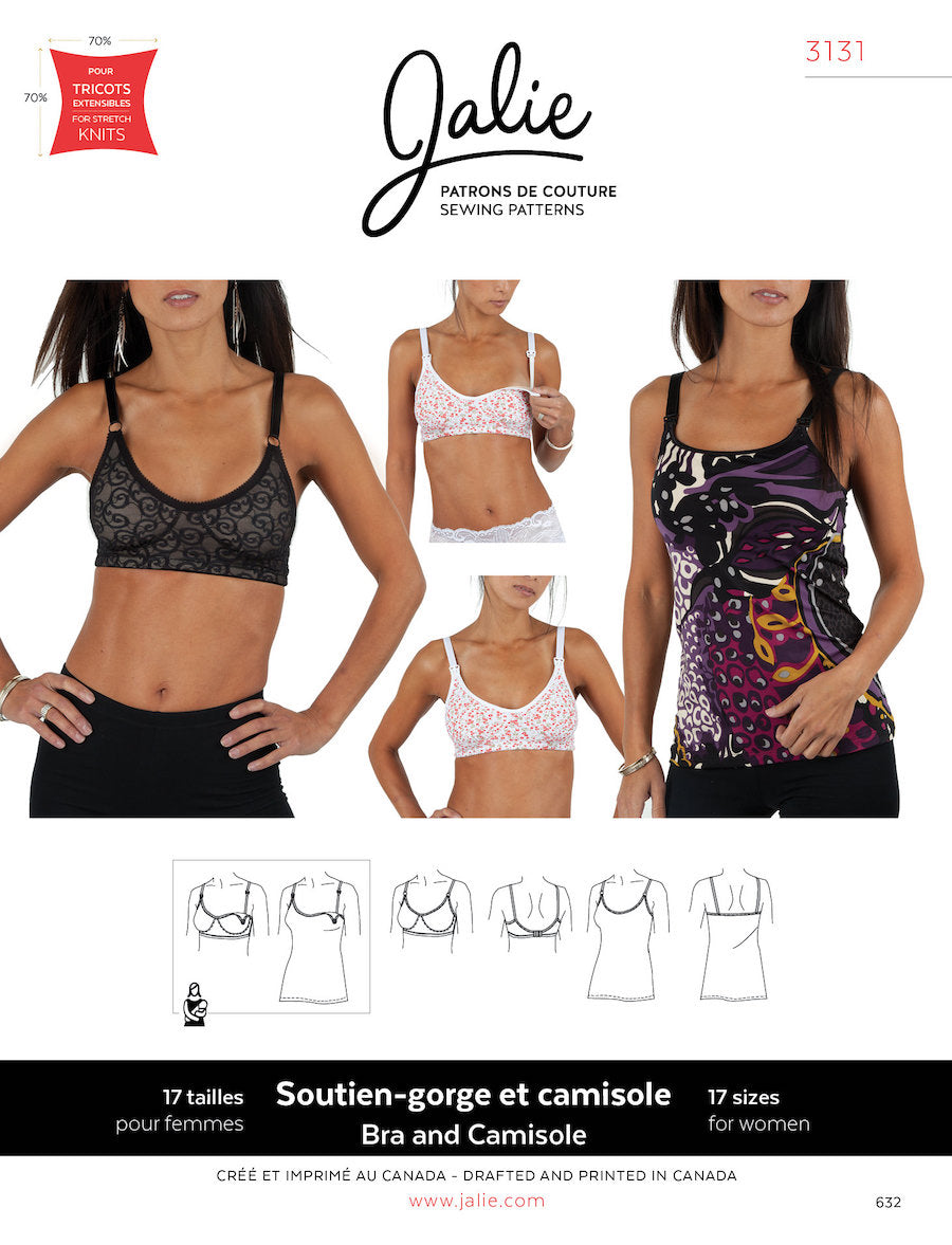 Jalie Bra and Camisole Set